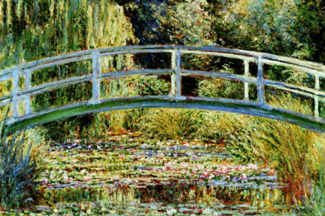 Le Pont Japonais A Giverny-Claude Monet Painting